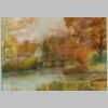 Old Wooden Bridge, Water Colour, Bobby Cullimore 2004
