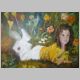 Beautiful Blossoms, Mixed Media on Canvas, Bobby Cullimore 2008